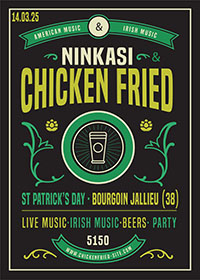 Chicken fried live au ninkasi